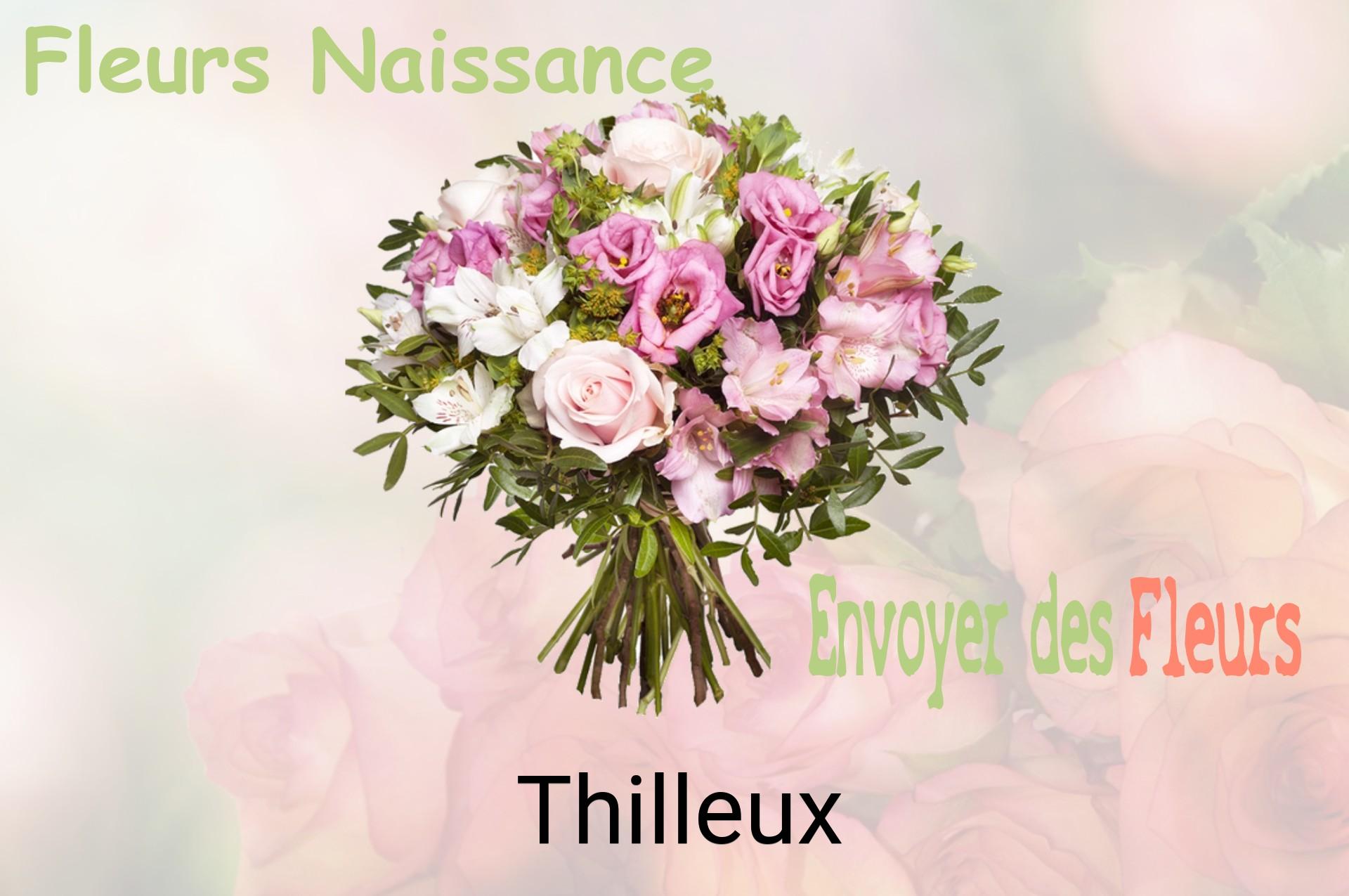Bouquet de fleurs de naissance livré à Thilleux